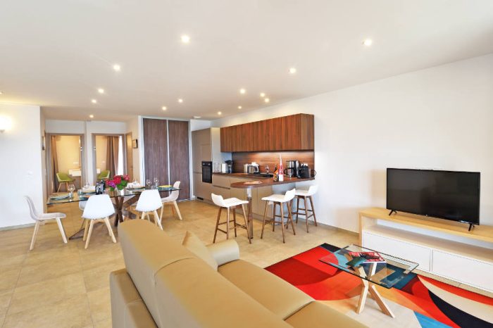 Saint-Jean Residence Saint-Florent Mortella living room