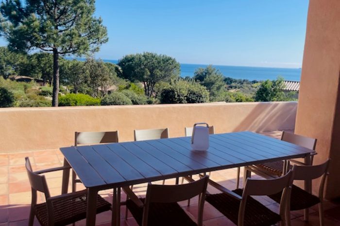 Villa Rossa Palombaggia terrace upstairs